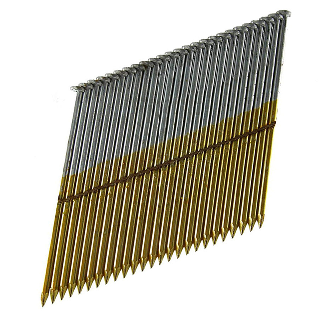 28 stupňů 3-1/2 palce hot dip galvanizované vzduchové nehty nehty