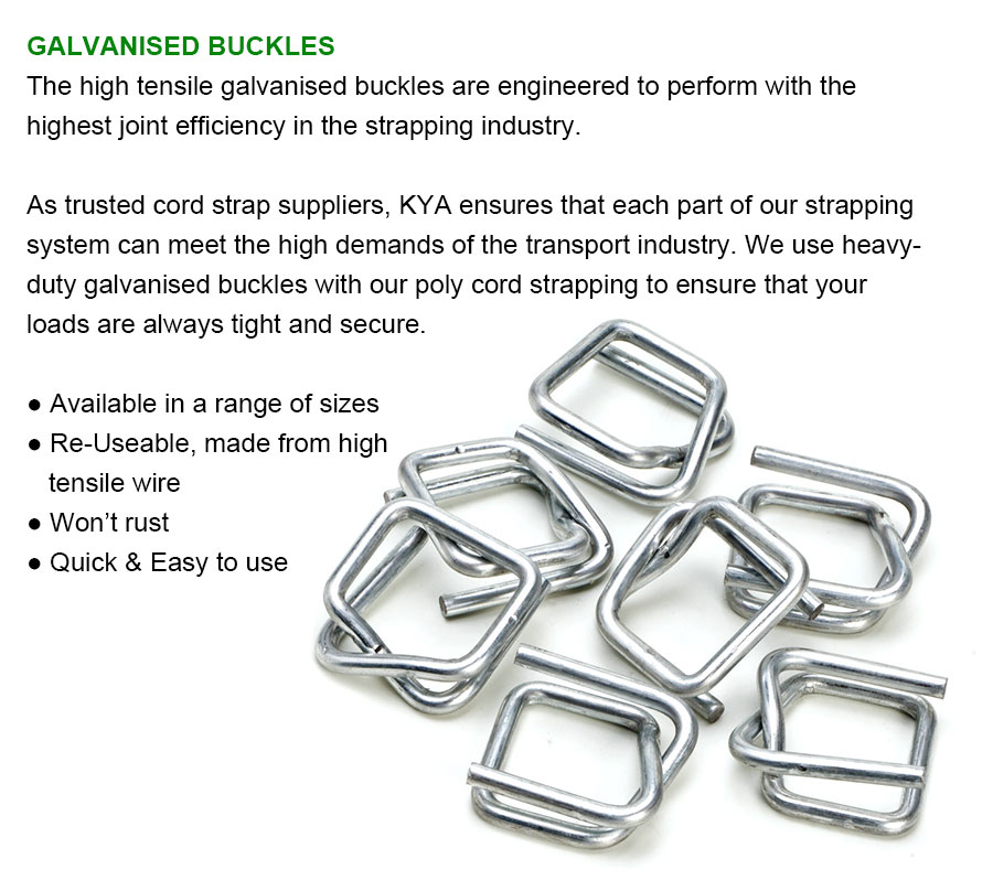 Galvanized Strapping Buckle 19mm KYA FASTENERS