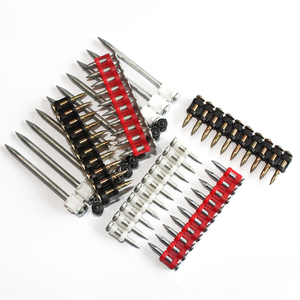 12 گیج 1 1/2 اینچ X 0.109 اینچ ساقه صاف میخ های بتنی روکش شده