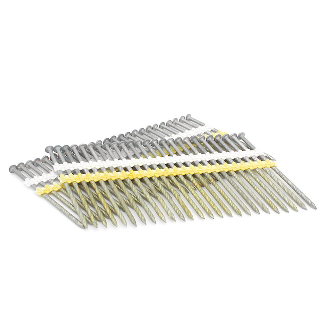 22 kraadi 3-1/4 tolli x 0,120 plastist raamimisküüned