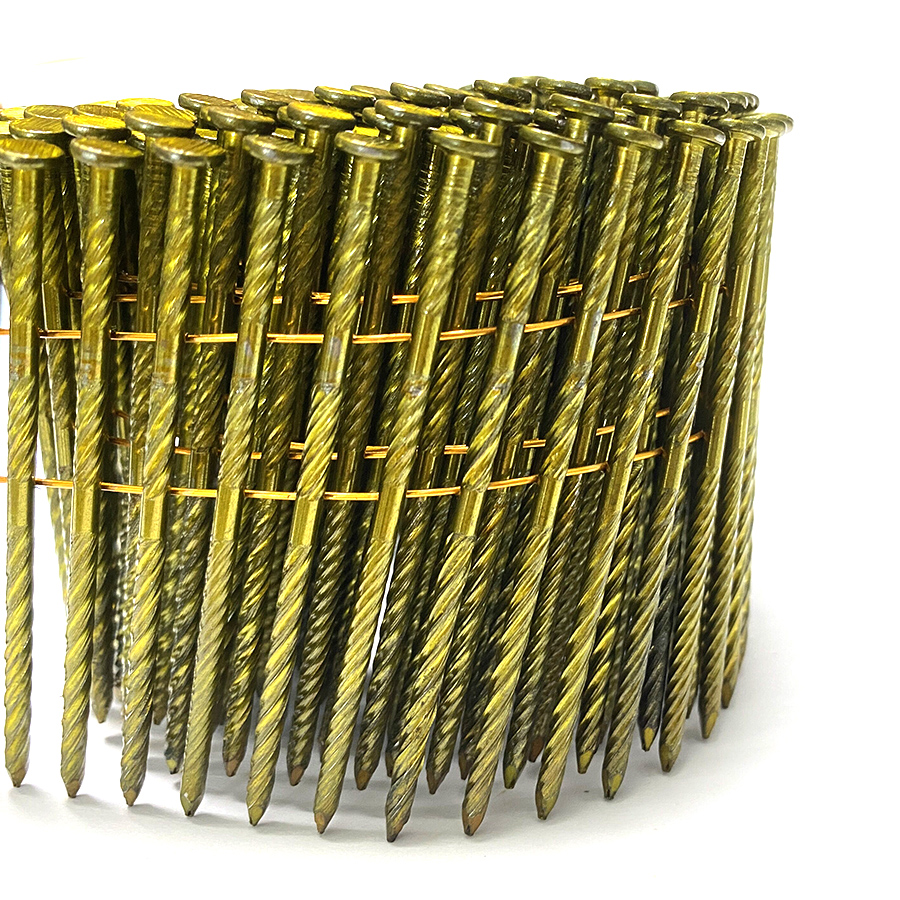 15 C&eacute;im Scri&uacute; Bright Shank Wire Tairn&iacute; Coil 3.05x75mm