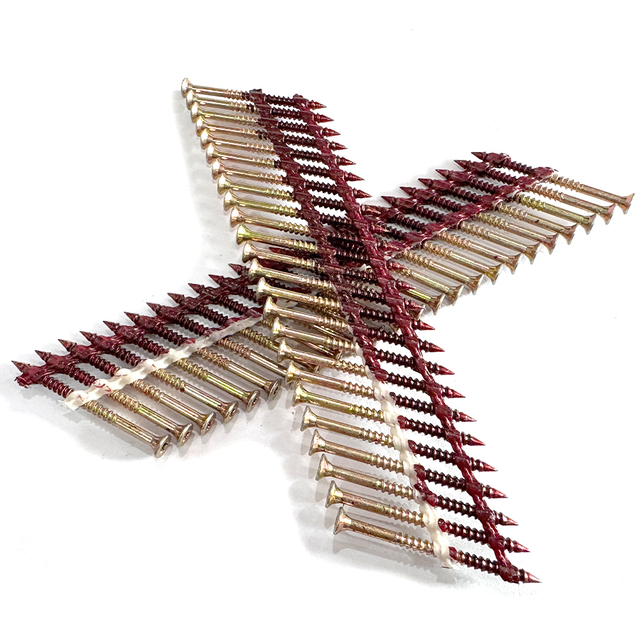 34 grados pl&aacute;stico tira de u&ntilde;as tornillo sujetador 2,8 x 50mm . 