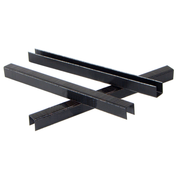 22 Gauge 3/8 Crown Black Upholstery Staple 71 Series 