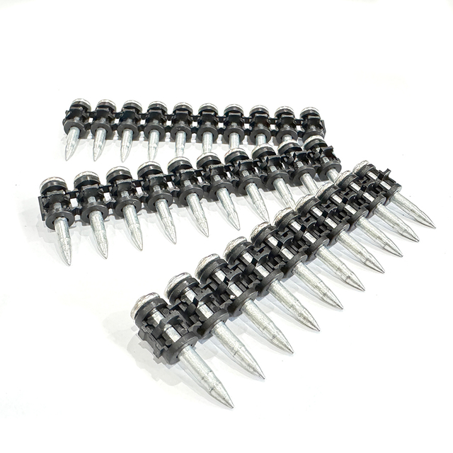 12 m&otilde;&otilde;tmetega 1 tolli X 0,12 tolli B3 tsingitud betoonnaelad