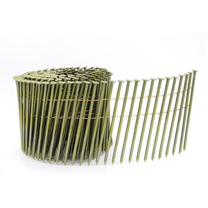 15 Degree Wire Collated Coil Nails Bright Smooth Shank 2-1/2 Inch X .131