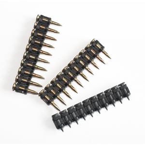 12 เกจ 7/8 นิ้ว X .109 นิ้วตะปูคอนกรีตก้านเรียบชุบสังกะสีและเหล็ก