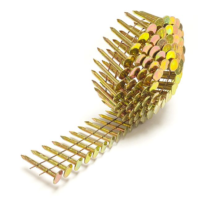 15 градус 1-1 / 4 инч X .120 гөлгөр Shank Colek Coiling хумс