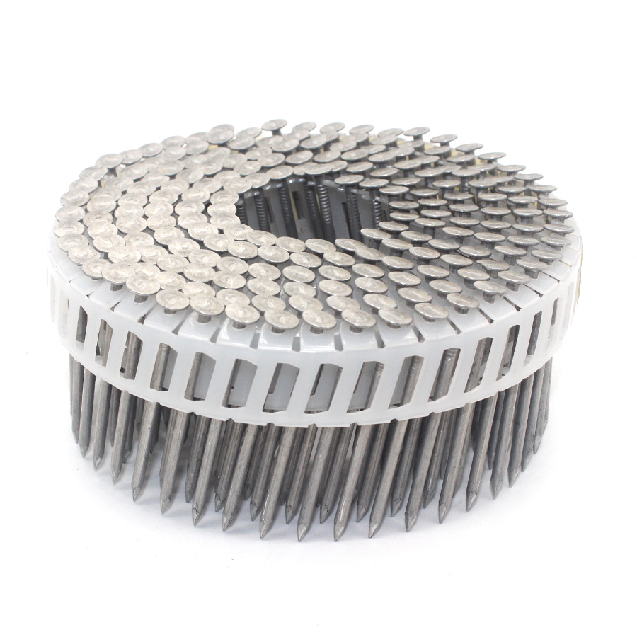 15 gradus alyuminiy plastmassa lasan tirnoqlari silliq shnoq 2.4x50mm 