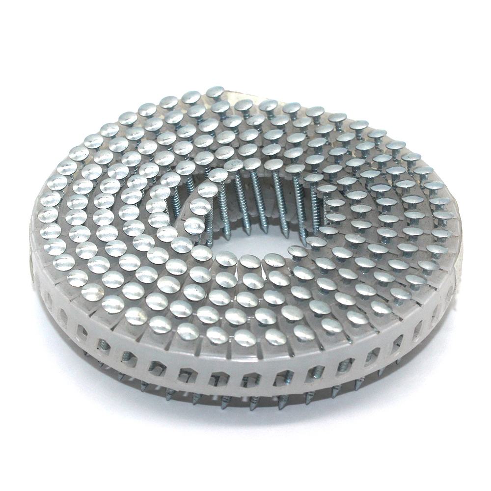 Plastica elettrozincata a 15 gradi Chiodi in bobina 1,8x20 mm 