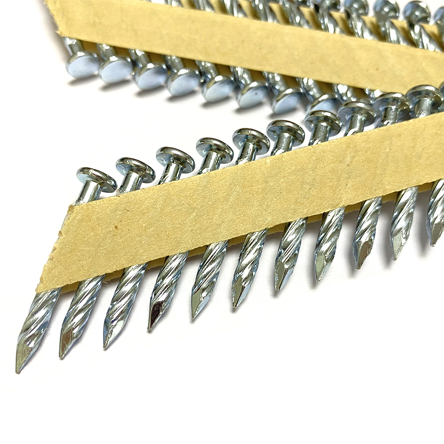 3.4x35mm 12um Electric Galvanized Paper Collated Joist Hanger Paku