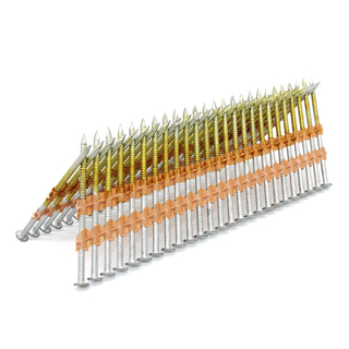 21 Degree Hot Dip Galvanized Ring Shank Plastic Collated Framing Nails