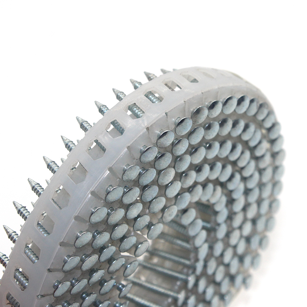 Plastica elettrozincata a 15 gradi Chiodi in bobina 1,8x20 mm 