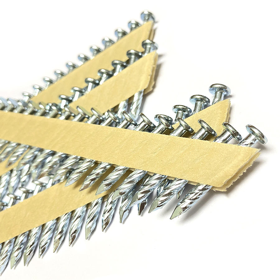 3.4x35mm 12um Electric Galvanized Paper Collated Joist Hanger Paku