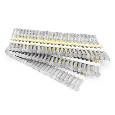 21 درجه 2-1/2 اینچ. X 0.113 HDG Screw Screw Shank Plastic Collated Nails نوار نواری