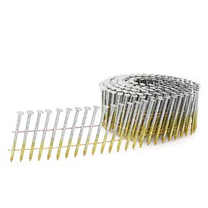 15 Degree Galvanized Screw Shank Coil Siding Nails 2-1/4 Inch X .099