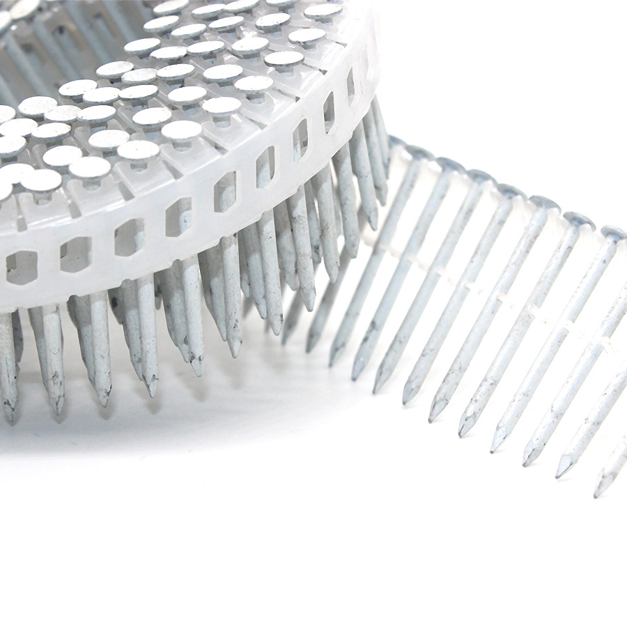 15 stupňov&eacute; plastov&eacute; špir&aacute;lov&eacute; klince s hladkou stopkou 1,83 x 32 mm 