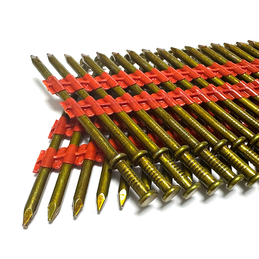 21 ដឺក្រេ 3.3x72mm Duplex Head Plastic Strip Nail 