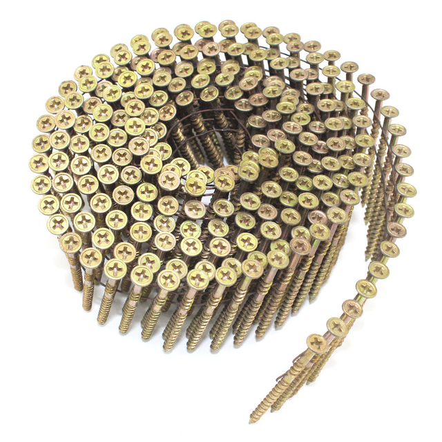 1-3/4  'x .113 ' kumparan kawat kawat philips paku sekrup philips 15