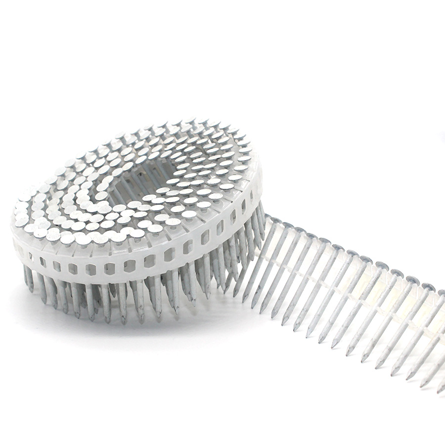 15 stupňov&eacute; plastov&eacute; špir&aacute;lov&eacute; klince s hladkou stopkou 1,83 x 32 mm 