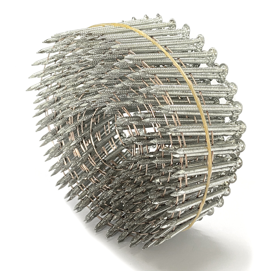 Electro Galvanized 12um Wire Coil Nails 2.3x45mm