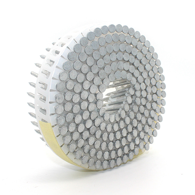 15 fokos mechanikus horganyzott műanyag beton acél körmök 2,6x38 mm 
