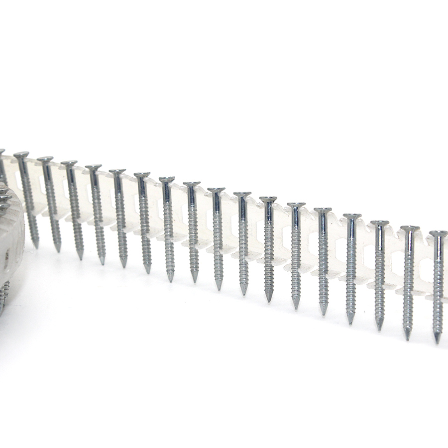 15 degree electro galvanized plastic sheet coil kuko singsing shank 1.80x22mm 