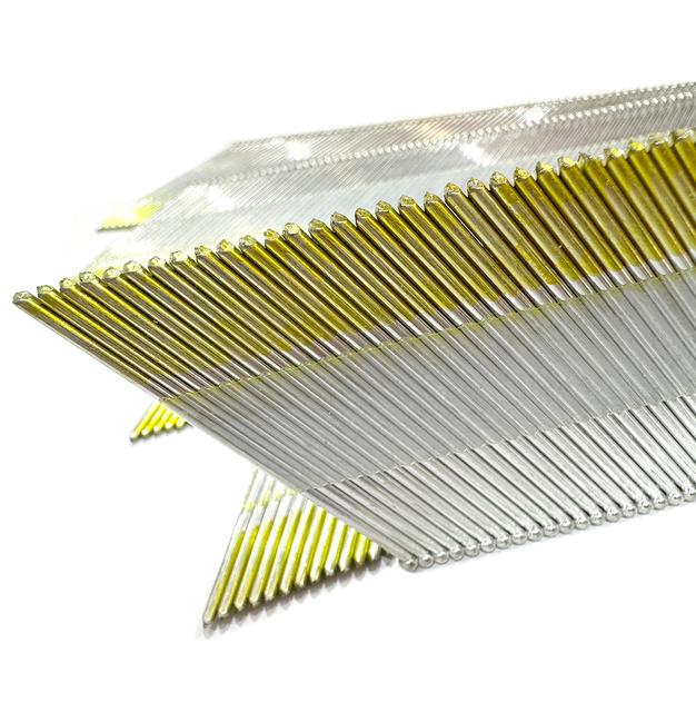 15 calibre da &aacute;ngulo acabado clavos 1-3/4 pulgadas largo .