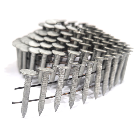 1 in x .120 en anillo caliente anillo shank bobina techo clavos .
