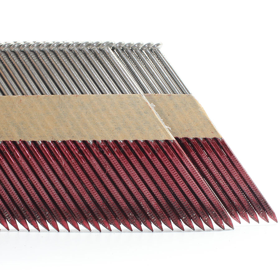 34 Degree Stainless Steel Framing Nails Ring Shank 31/2 Inch X 0.125