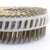 Vis &agrave; clous en bobine de feuille de plastique galvanis&eacute;e &agrave; 15 degr&eacute;s, 3,5x40mm