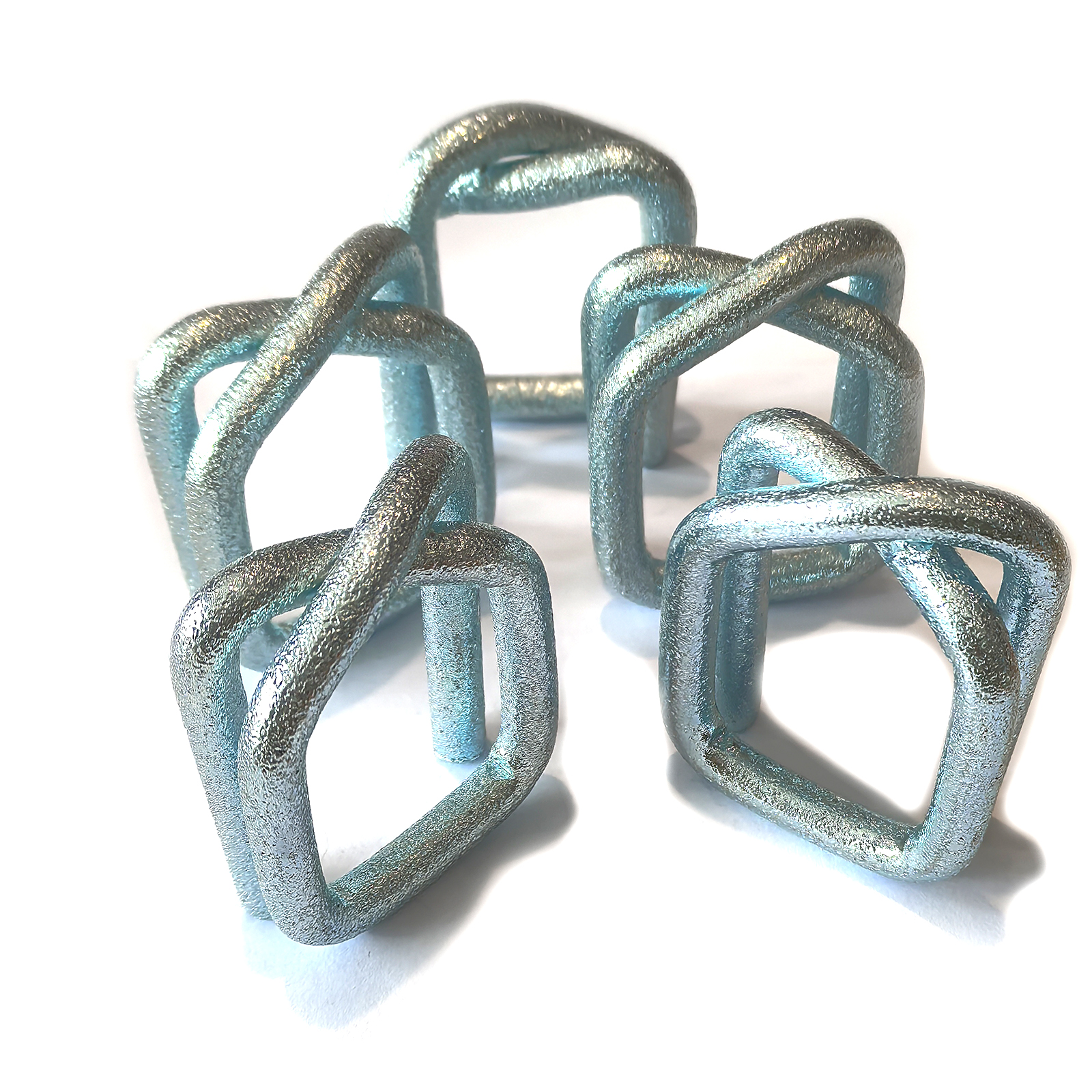 Bog'lash uchun galvanizli metall qisqich 32 mm